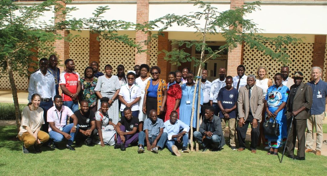 A group of guests at the handover celebration for our clinic in Lilongwe