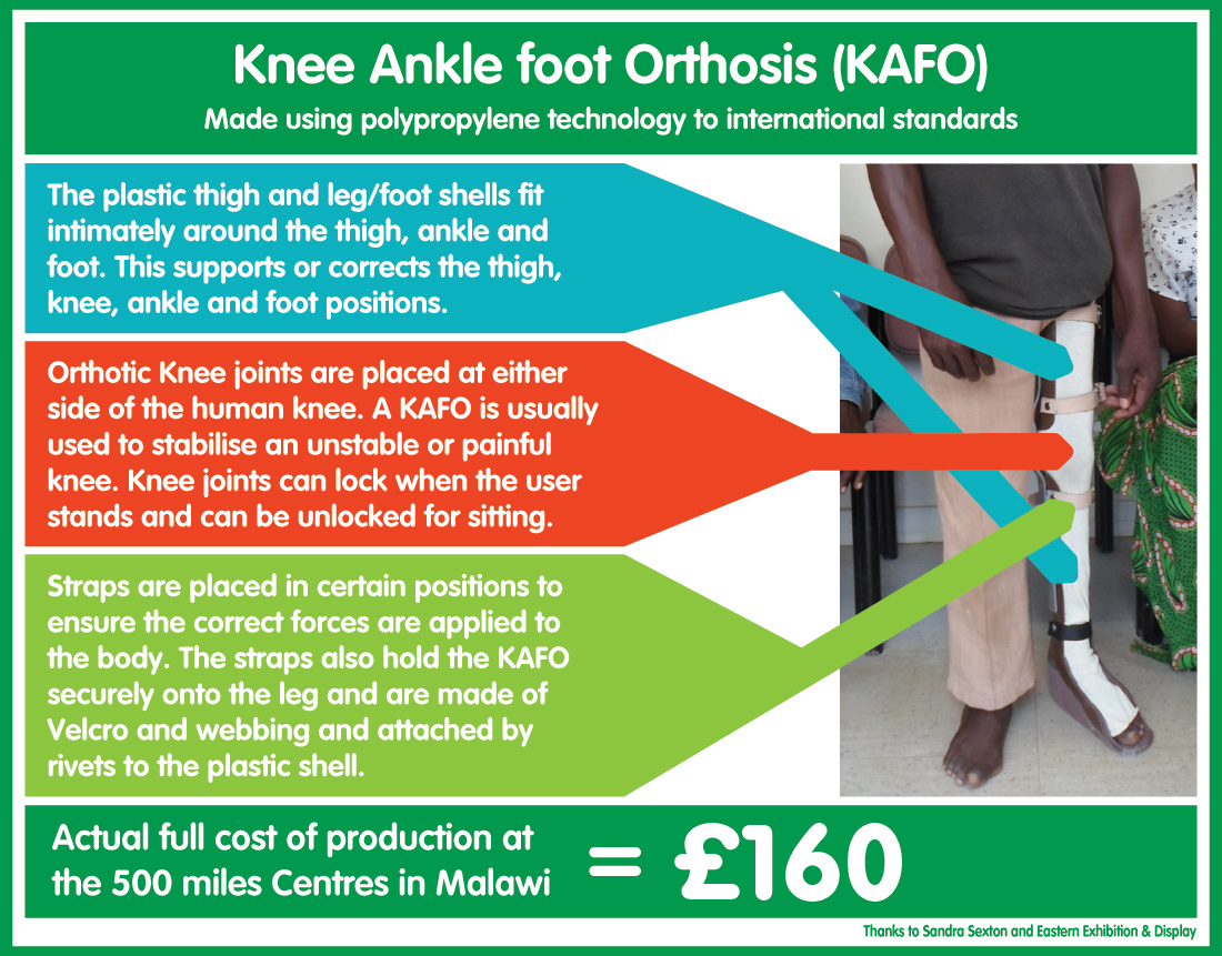 Knee ankle foot orthosis infographic
